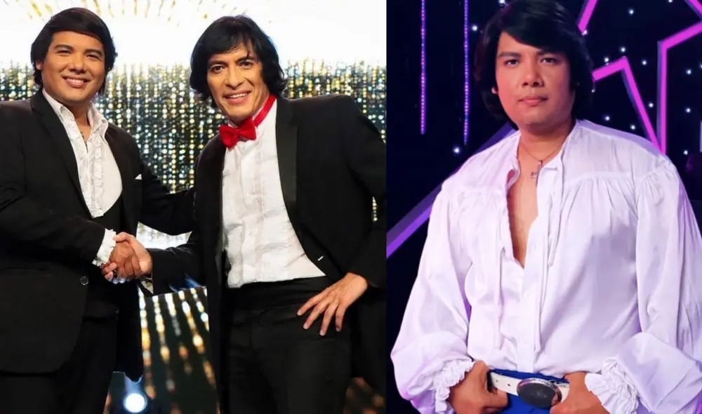 Tony Cam y Ricardo Plúas compitieron en Yo soy para ver quién es el mejor imitador del cantante Sandro. Foto: Tony Cam/Instagram