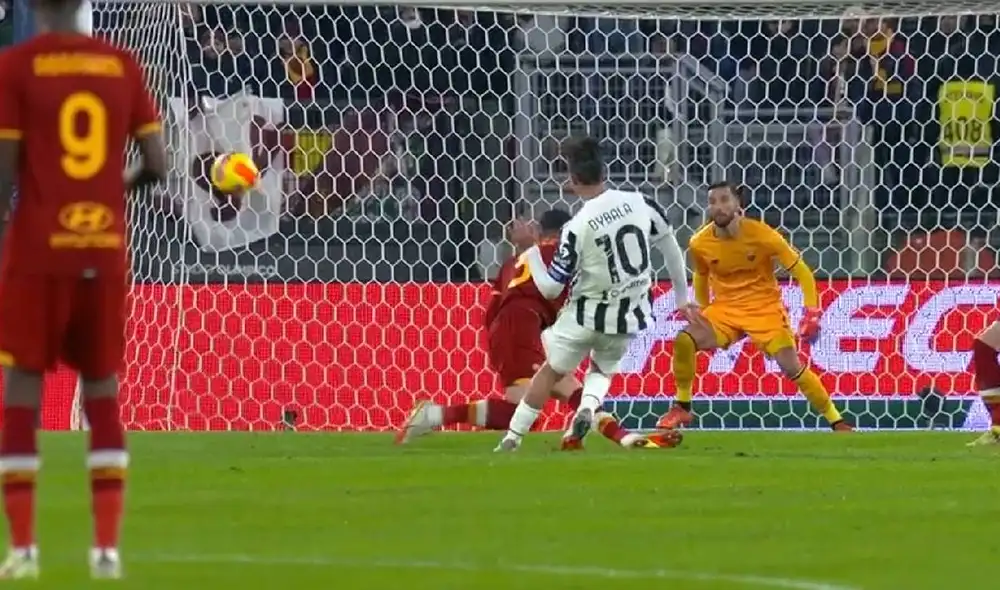 Paulo Dybala puso el empate a los 17 minutos para los bianconeri. Foto: captura/ESPN