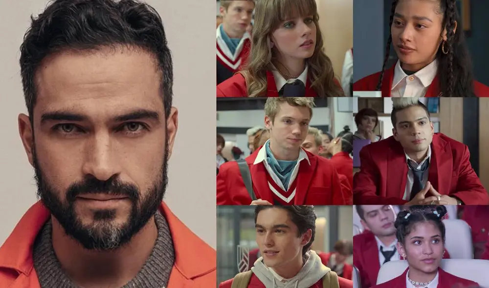 Alfonso Herrera dio vida a Miguel Arango en la telenovela Rebelde. Foto: Alfonso Herrera/Facebook, Netflix/Facebook