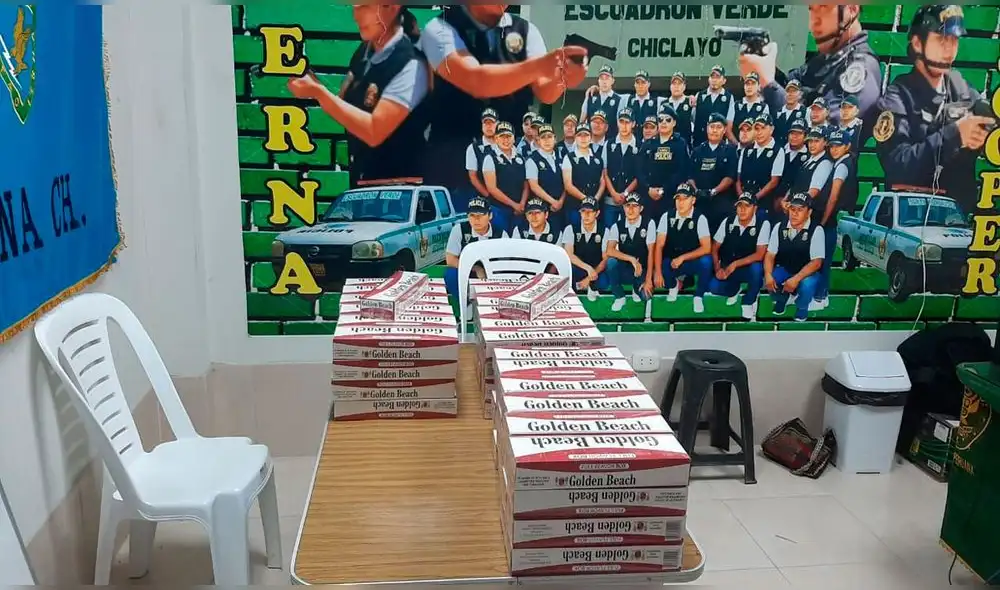 Personal del Escuadrón Verde incautó productos de procedencia ilegal. Foto: PNP