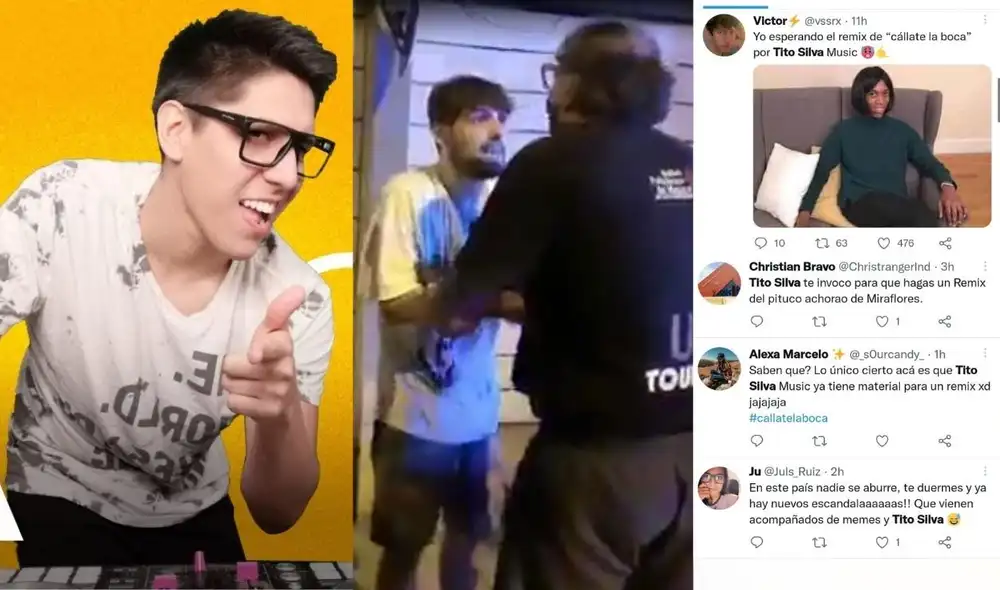 Los usuarios en las redes quedaron impresionados con la escena y no dudaron en hacerle un pedido musical a Tito Silva Music. Foto: composición/La República