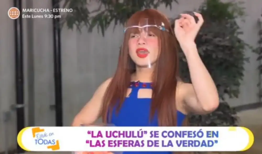 La influencer se animó a contar los detalles de su personaje y su origen en la televisión. Foto: América TV La influencer se animó a contar los detalles de su personaje y su origen en la televisión. Foto: América TV