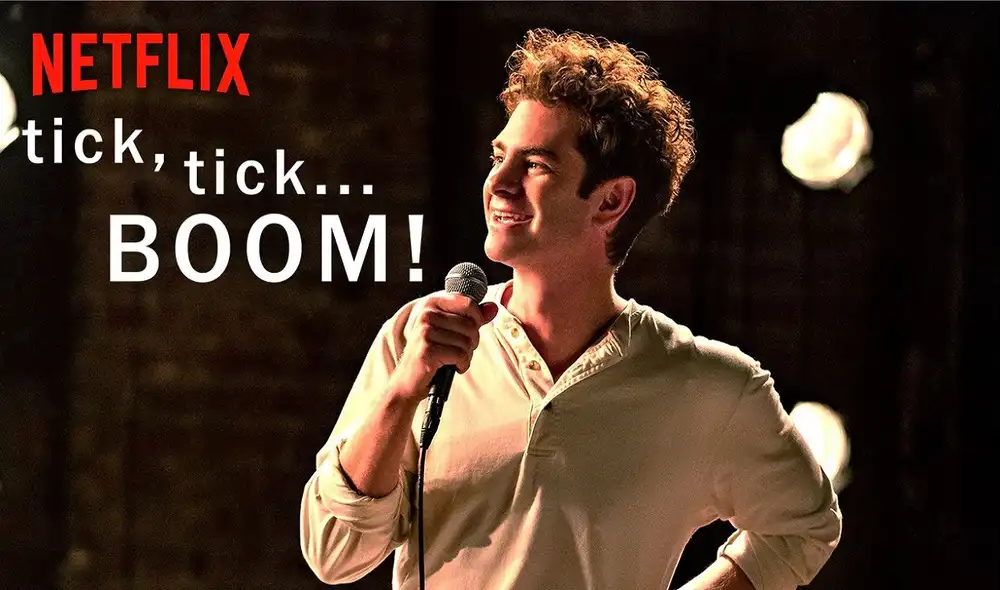 Andrew Garfield interpreta a Jonathan Larson en Tick Tick Boom!. Foto: composición/Netflix Andrew Garfield interpreta a Jonathan Larson en Tick Tick Boom!. Foto: composición/Netflix