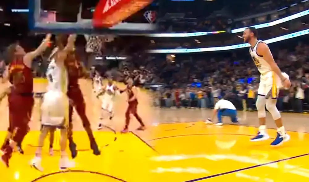 Klay Thompson volvió a la escena en la NBA tras más de dos años ausente por arrastrar graves lesiones. Foto: captura NBA/composición