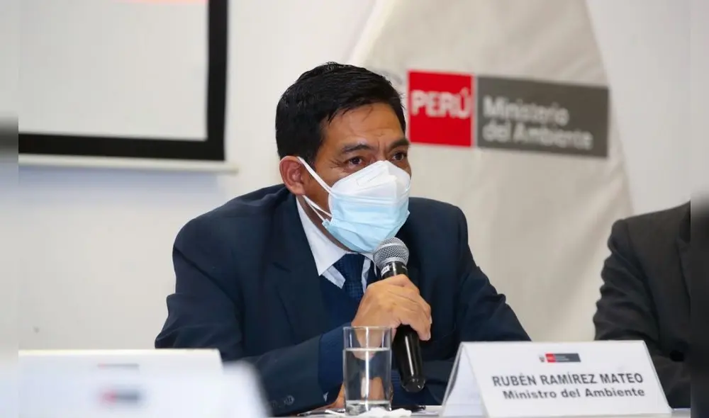 El ministro del Ambiente negó haber favorecido con empleos a los militantes de Perú Libre. Foto: PCM