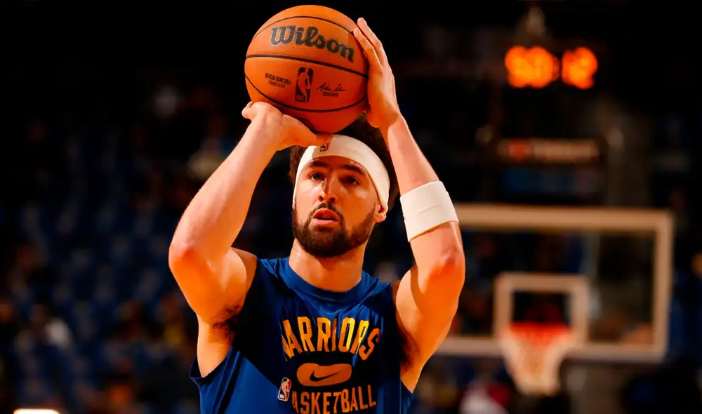 Klay Thompson jugó un partido con Warriors después de 941 días. Foto: Twitter Klay Thompson jugó un partido con Warriors después de 941 días. Foto: Twitter