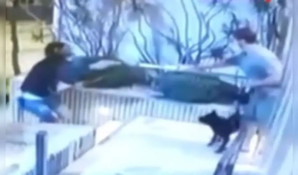 Joven entregó su celular tras ser encañonado. Foto: América Noticias Joven entregó su celular tras ser encañonado. Foto: América Noticias