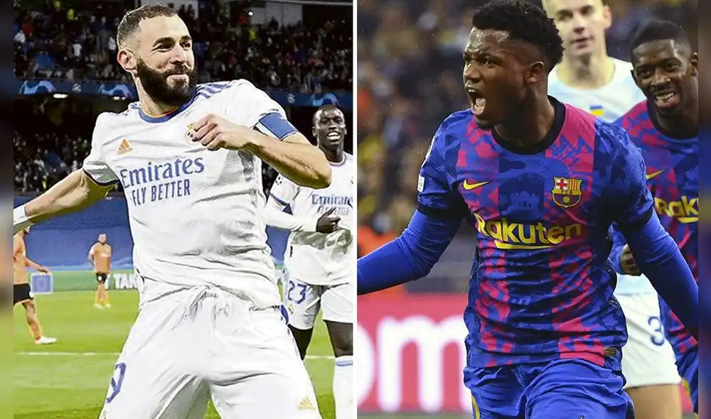 Karim Benzema es el goleador de LaLiga Santander 2021-2022. Fotos: AFP