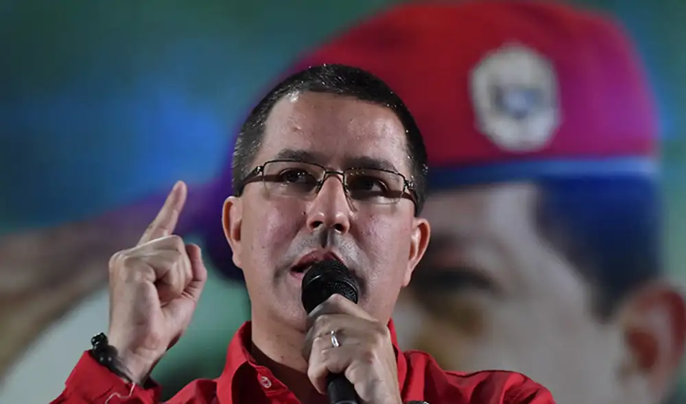 Jorge Arreaza, candidato del PSUV para la gobernación del estado de Barinas, se pronunció tras el revés electoral del domingo 9 de enero. Foto: AFP Jorge Arreaza, candidato del PSUV para la gobernación del estado de Barinas, se pronunció tras el revés electoral del domingo 9 de enero. Foto: AFP