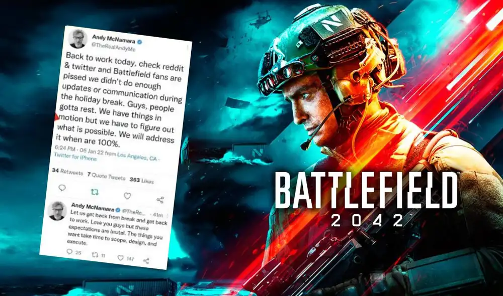 No toleran más. La mala fama que ha ganado Battlefield 2042 en sus primeras semanas para sus fans será muy difícil de revertir. Foto: Composición LR
