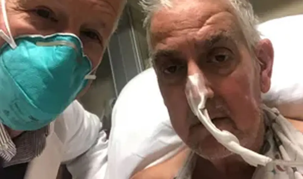 Dave Bennett, de 57 años, no era elegible para un trasplante de corazón humano. Foto: Universidad de Maryland.