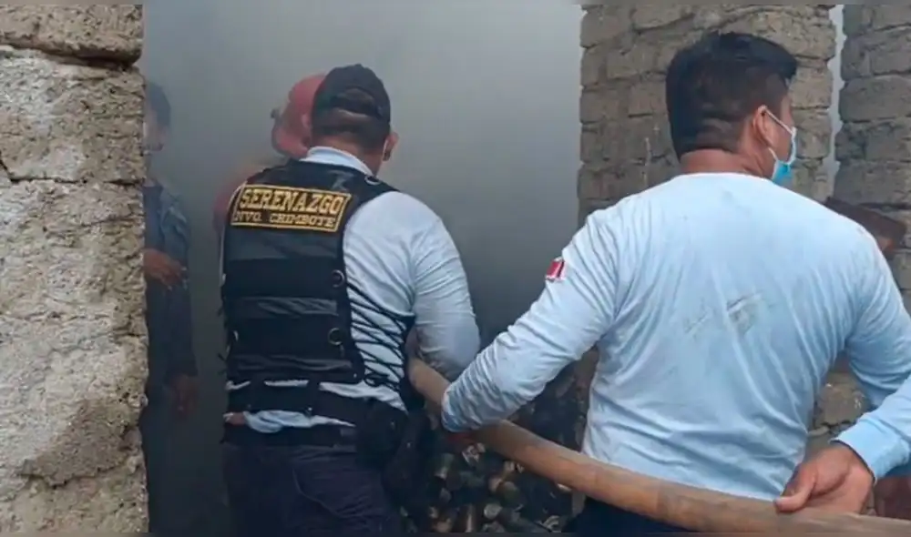 Siniestro se registró en el pueblo joven 3 de Octubre. Foto: Serenazgo Nuevo Chimbote Siniestro se registró en el pueblo joven 3 de Octubre. Foto: Serenazgo Nuevo Chimbote