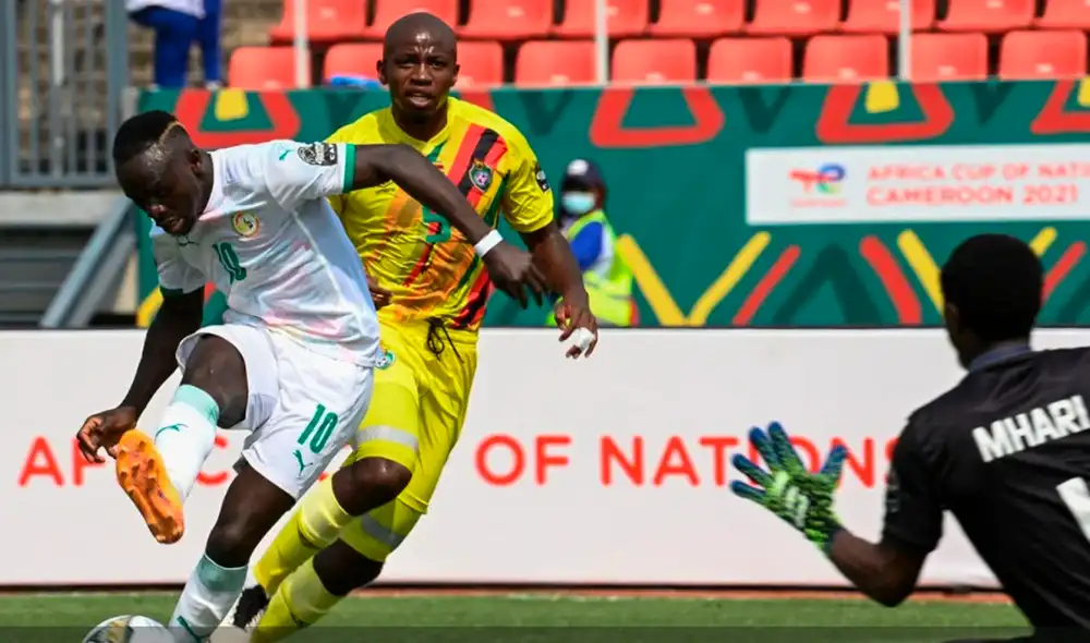 Sadio Mané anotó de penal en el triunfo de Senegal. Foto: Sadio Mané/Twitter