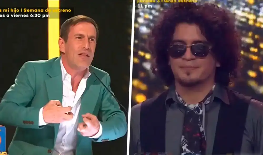 Mauri Stern arremete contra Andrés Calamaro en Yo soy, grandes batallas. Foto: Latina TV