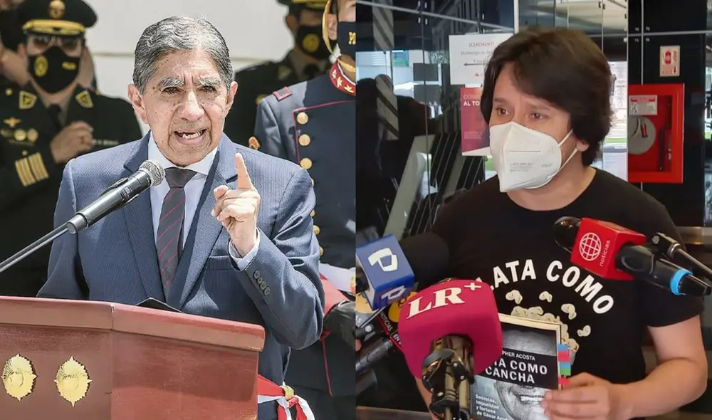 Avelino Guillén se pronunció sobre sentencia condenatoria que emitió el juez Raúl Jesús Vega contra Christopher Acosta. Foto: composición Mininter, La República / Video: Canal N