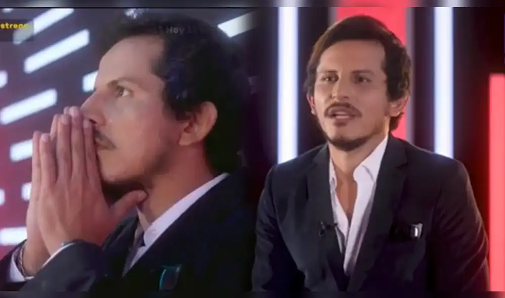 El imitador ecuatoriano de Ricardo Montaner deleitó al público y a la mesa del jurado con el tema "El poder del amor". Foto: composición/captura Latina El imitador ecuatoriano de Ricardo Montaner deleitó al público y a la mesa del jurado con el tema "El poder del amor". Foto: composición/captura Latina