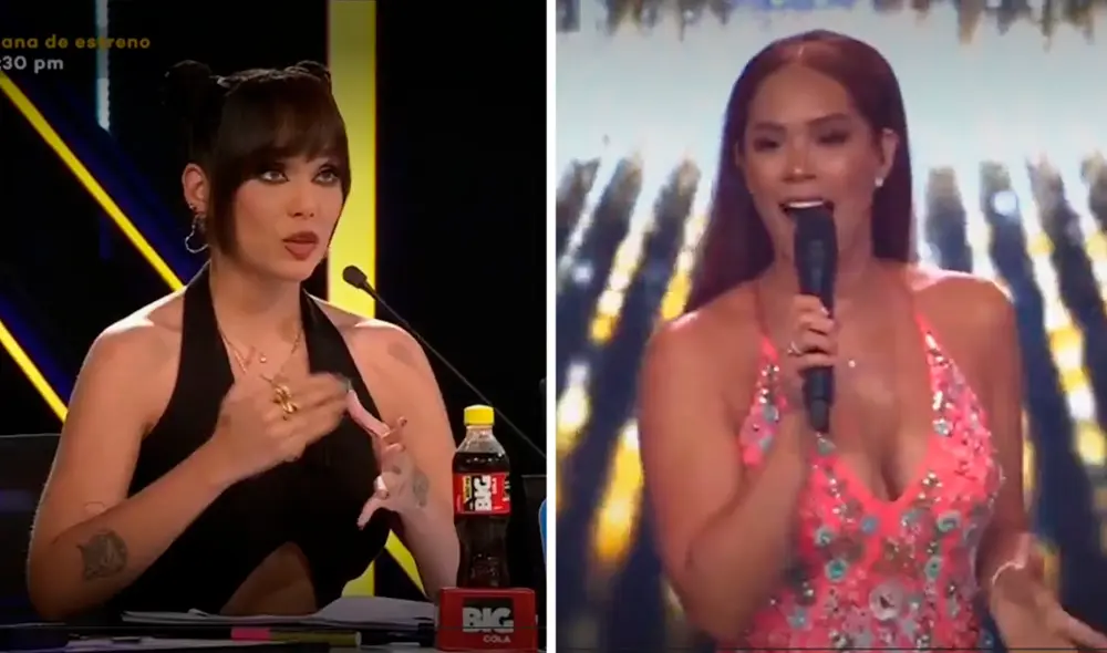 Janick Maceta bromea con Karen Schwarz. Foto: captura de Latina Janick Maceta bromea con Karen Schwarz. Foto: captura de Latina