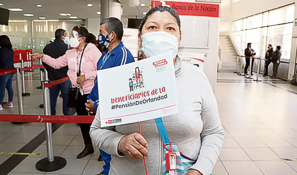 Asistencia. La pandemia ha dejado a miles de niños huérfanos. El Estado atiende a 18.000 con pensiones de S/ 200.  Foto: difusión
