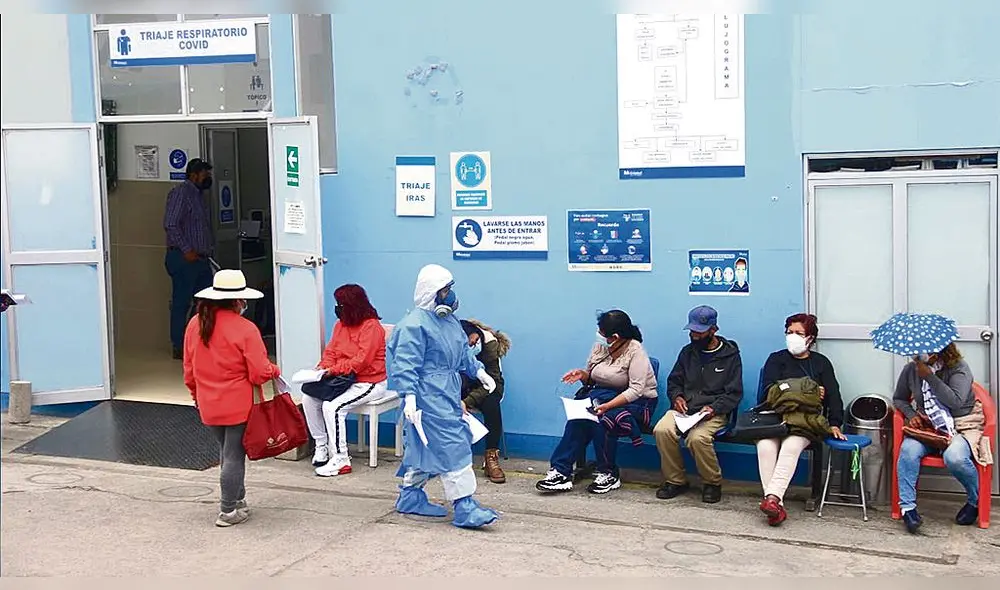 Se elevan casos. En centros de salud y hospitales se elevó el número de personas que busca descartar si tiene Covid.
