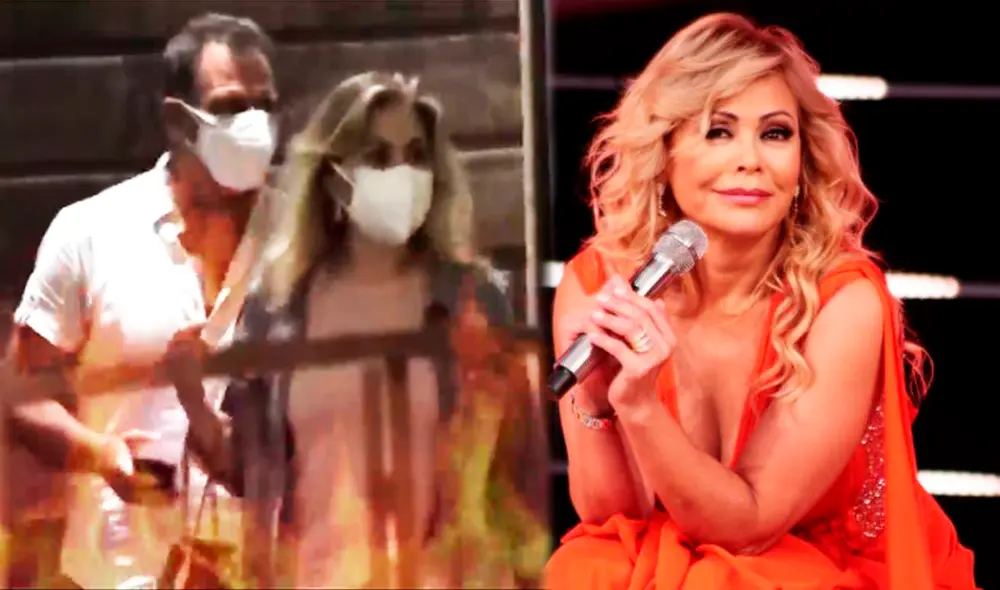 Gisela Valcárcel y Bruno Cavassa fueron pareja hace muchos años. Foto: captura Willax TV / Instagram