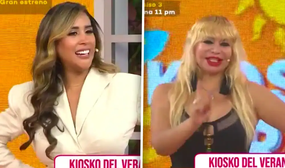 "¿Cómo es eso?", preguntó Melissa Paredes a Susy Díaz sobre la popular dieta. Foto:
