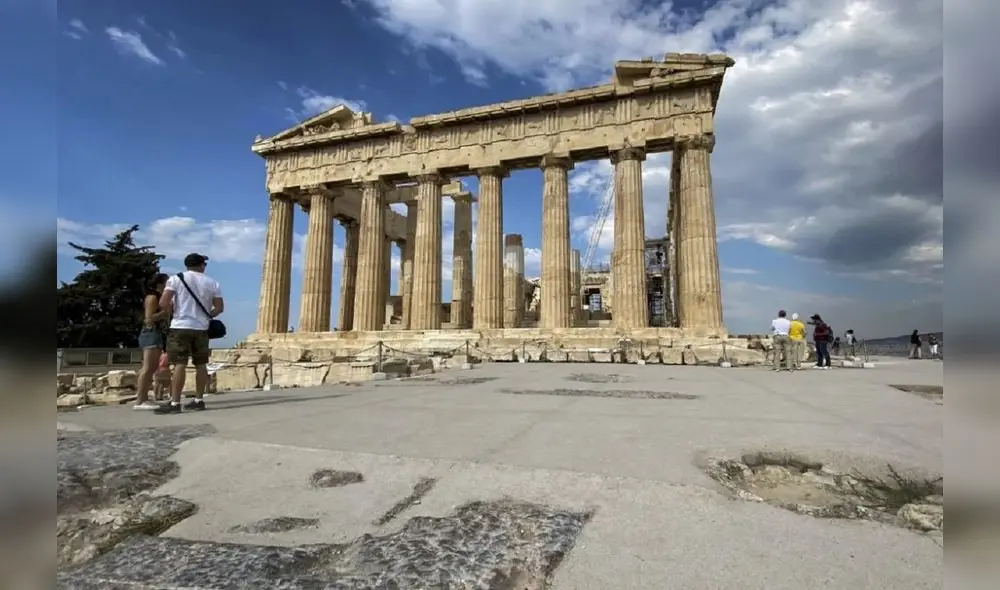 La Acrópolis de Atenas fue declarado Patrimonio de la Humanidad por la UNESCO, razón por la cual indignó dicha escena de sexo gay. Foto: AFP