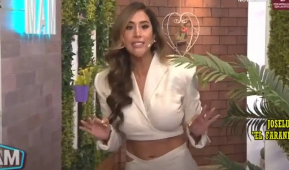 Melissa Paredes reapareció ante cámaras. Foto: captura/Latina