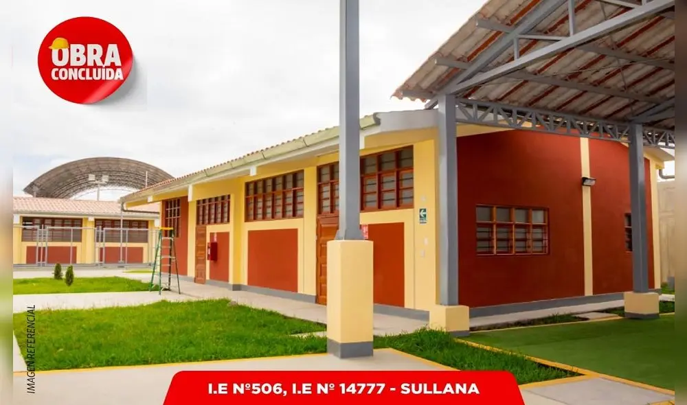 Reconstruyen colegios en la región Piura. Foto: gobierno regional.