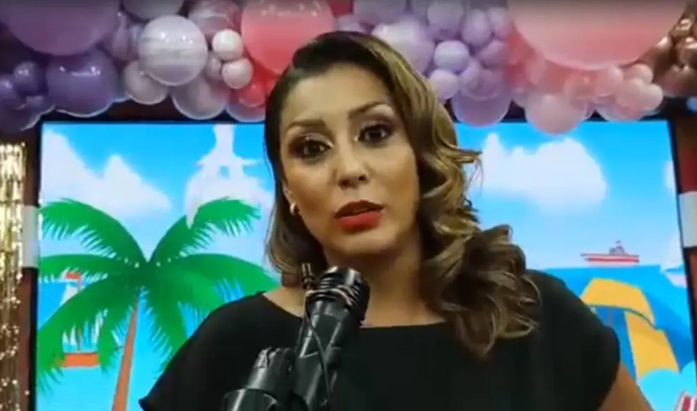 Karla Tarazona quiere llegar a un acuerdo con Leonard León. Foto: captura/URPI