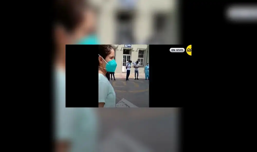 La cola se extendía por varios metros. Foto: captura de RPP Noticias