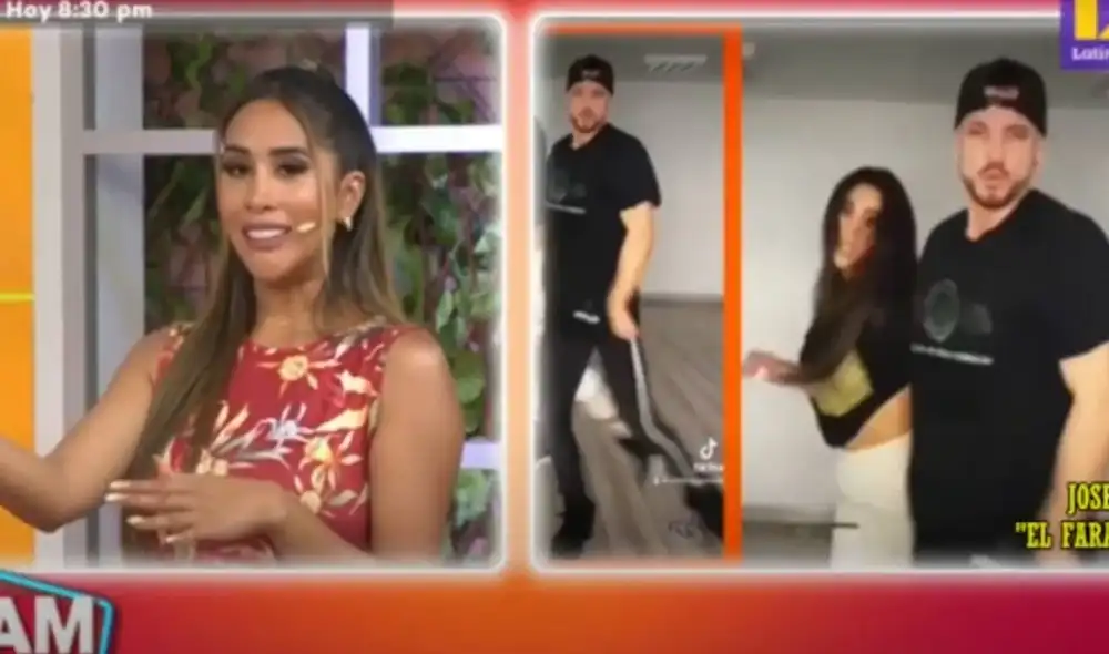 Melissa Paredes y Anthony Aranda llevan un mes de relación. Foto: captura/Latina