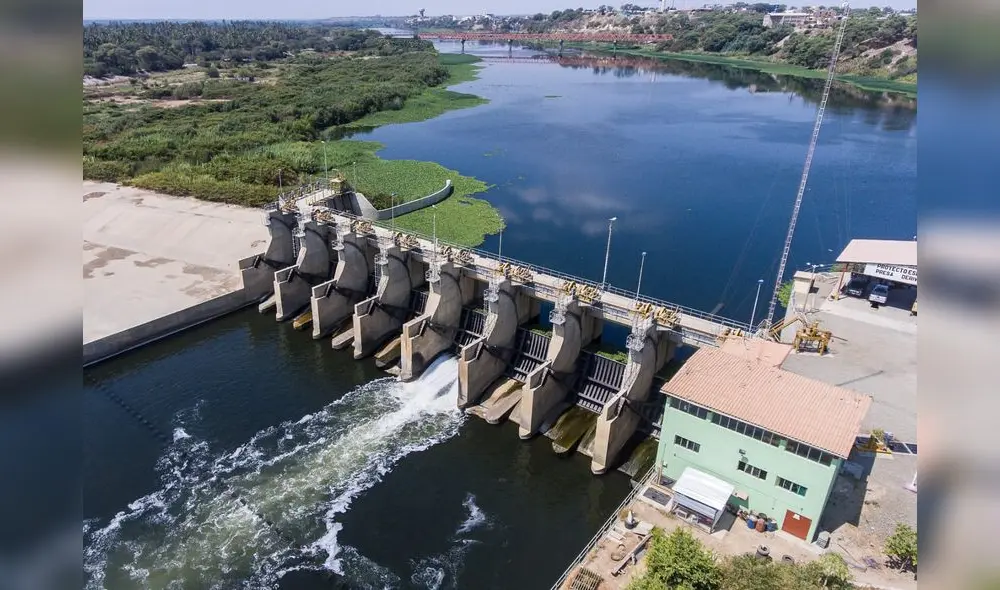 Represa Poechos se encuentra colmatada. Foto: Gore Piura Represa Poechos se encuentra colmatada. Foto: Gore Piura