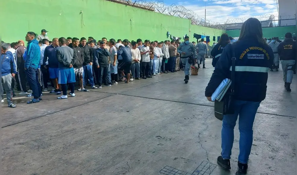 En este operativo participaron cuatro fiscales y autoridades del INPE. Foto: Ministerio Público Cajamarca