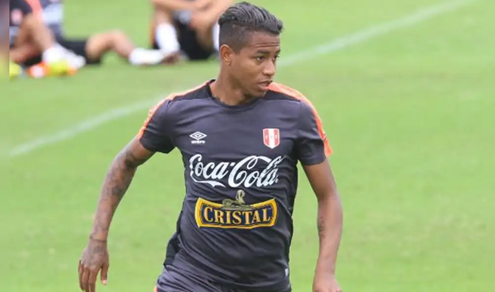 Andy Polo marco un golazo de larga distancia. Foto: Selección peruana