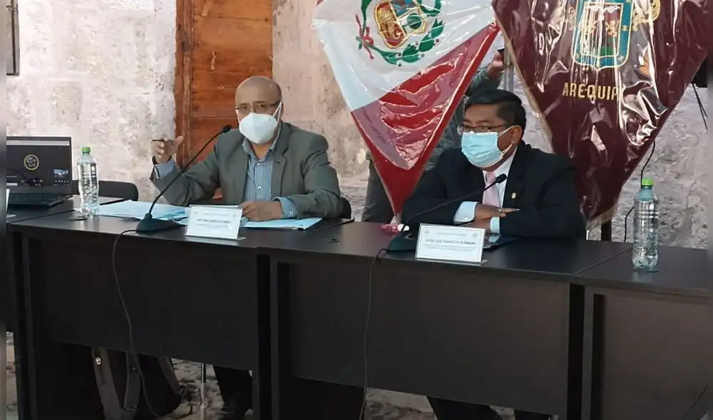 Autoridades explicaron próximas acciones ante pedido de caducidad de contrato. Foto: URPI/Wilder Pari