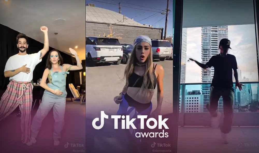Diversos artistas famosos están nominados. Foto: captura de TikTok