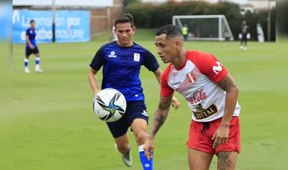 Perú ganó 2-0 ante Extranjeros de la Liga 1. Foto: Twitter Selección Perú