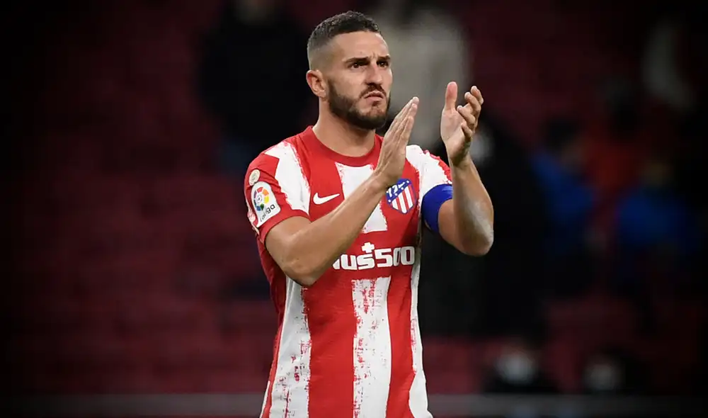 Koke lleva más de 10 temporadas en el Atlético de Madrid. Foto: AFP