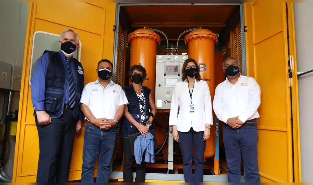 Nueva planta de oxígeno medicinal abastecerá 20 metros cúbicos. Foto: Prensa Gore