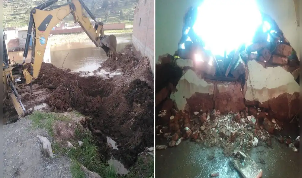 Utilizaron maquinaria pesada para la limpieza de canales. Foto: GORE Puno Utilizaron maquinaria pesada para la limpieza de canales. Foto: GORE Puno