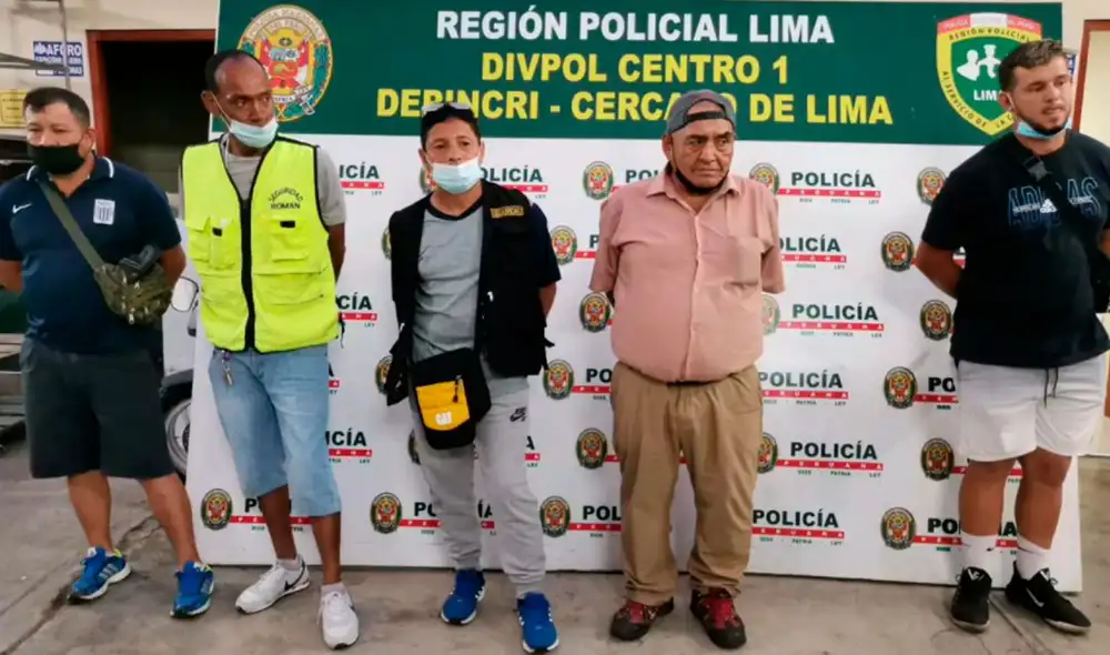 El Departamento de Investigación Criminal (Depincri) de Cercado de Lima informó que los sujetos se dedicaban al cobro de cupos. Foto: URPI / La República El Departamento de Investigación Criminal (Depincri) de Cercado de Lima informó que los sujetos se dedicaban al cobro de cupos. Foto: URPI / La República