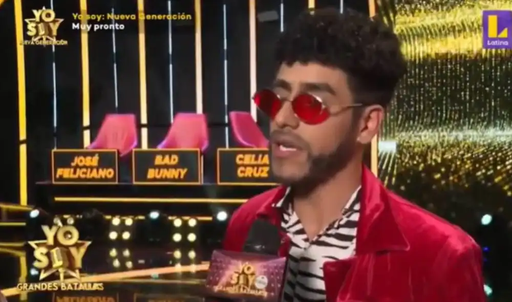 'José José' quedó fuera de la competencia tras enfrentarse a 'Bad Bunny'. Foto: captura de Latina