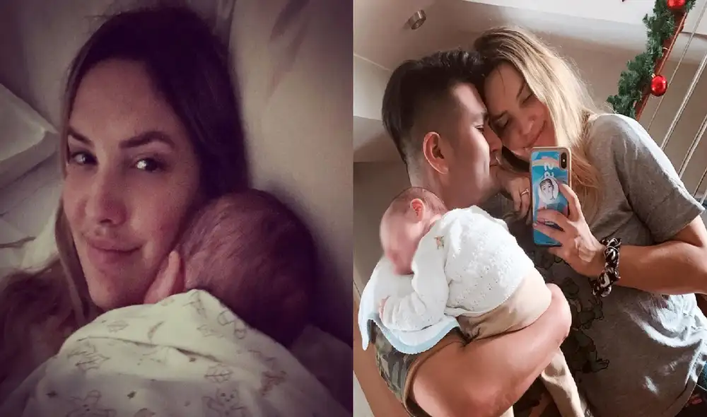 Cassandra Sánchez de Lamadrid y Deyvis Orosco están contentos con la llegada de su pequeño. Foto: Instagram/Cassandra Sánchez de Lamadrid