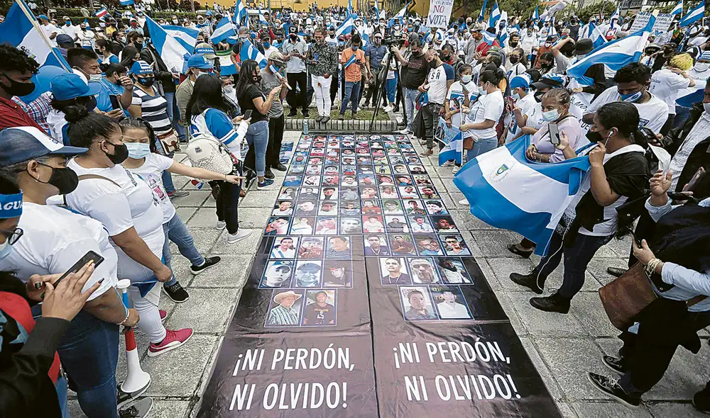Dictadura y represión. La farsa electoral de Daniel Ortega en Nicaragua es el acontecimiento más alarmante para los derechos humanos en la región. Foto: EFE