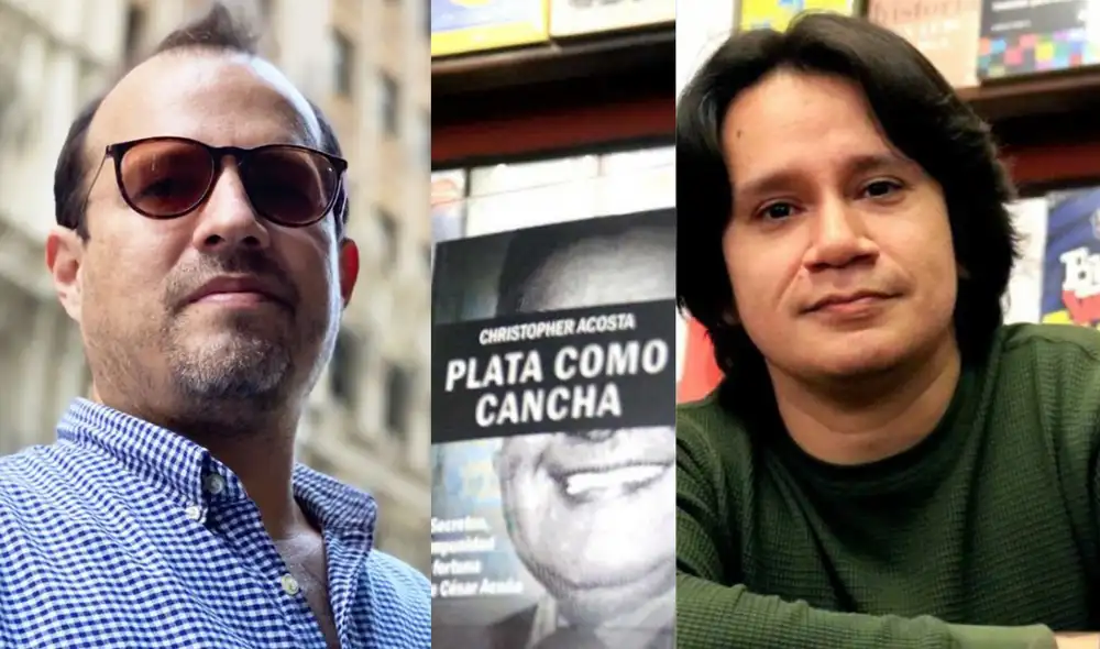Jerónimo Pimentel resaltó que Christopher Acosta no acusó a César Acuña de violación en el libro Plata como cancha. Foto: composición/GLR