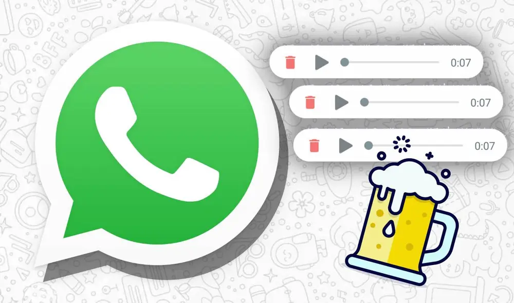 Este sensacional truco ya es tendencia en redes sociales y te permite agregarle un divertido efecto a tus audios para que parezca que andas pasado de copas. Foto: Composición LR