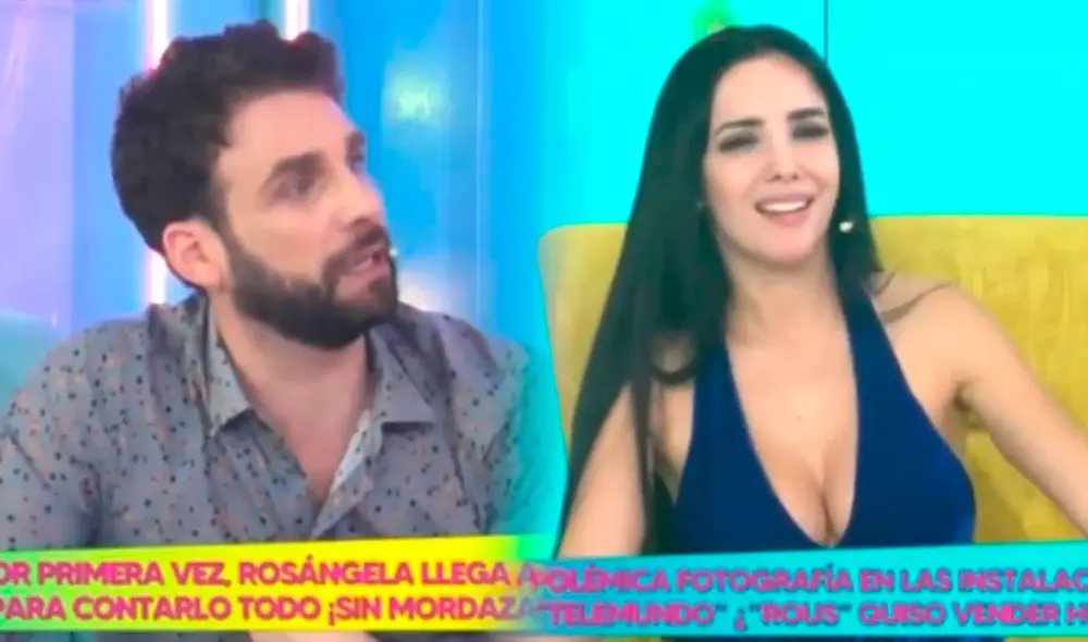 El popular 'Peluchín' le dijo a su productor Renzo Madrid que habría sido estafado al traer a Rosángela Espinoza al set de Amor y fuego. Foto: captura/Willax