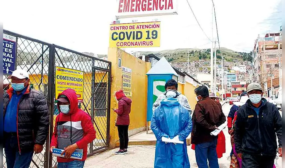 Preocupante. Puno ya vive tercera ola de COVID-19. Foto: Juan Carlos Cisneros