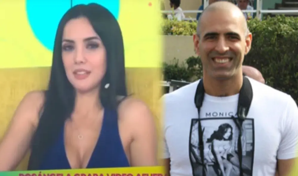 Rosángela Espinoza vuelve a desmentir romance con Omar Macchi. Foto: captura/Willax, Archivo/GLR
