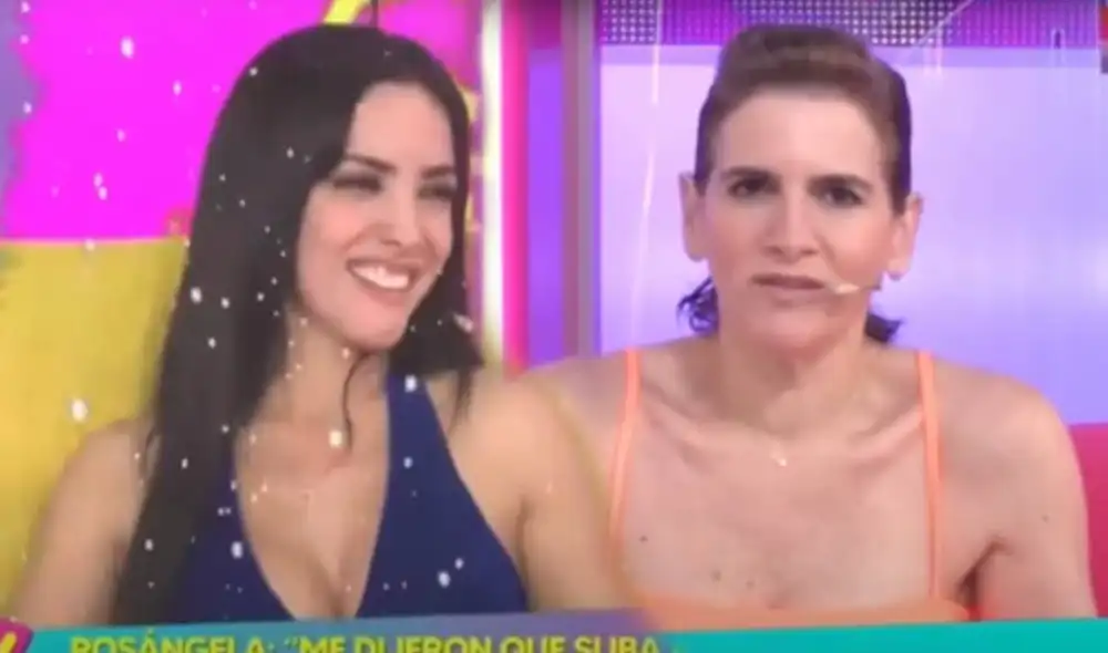 Rosángela Espinoza aseguró que hace bonita pareja con Rodrigo González. Foto: captura/Willax TV
